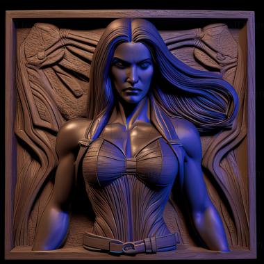 3D модель Святая Псайлок Вселенная Marvel (STL)